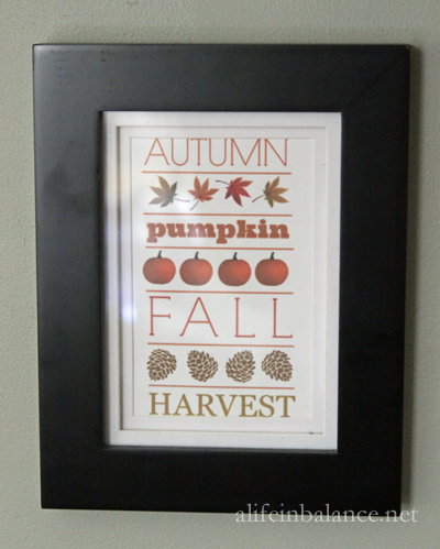 Fall Subway Art Printables