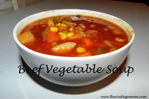 Amazing Beef Vegetable Soup Recipe