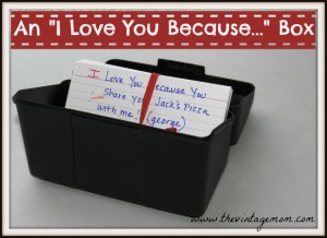 I Love You Because Box – The Perfect Gift for a Husband and Dad