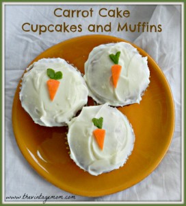 Carrot Cake Cupcakes and Muffins