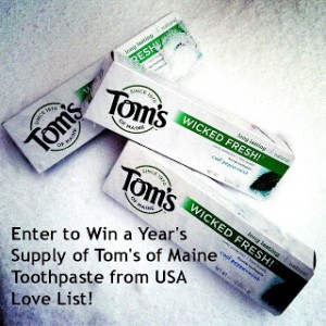 Enter to Win a Year�s Supply of Tom�s of Maine Toothpaste � Closed