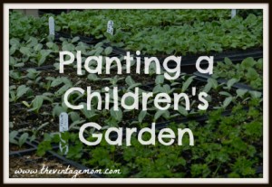 Planting a Children’s Garden at a Local Farm
