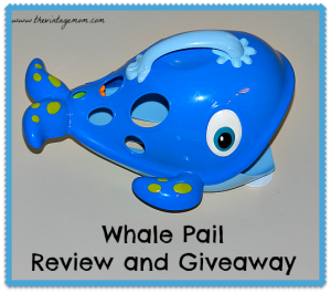 Nuby Whale Pail Review and Giveaway