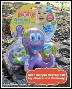 Nuby Octopus Floating Bath Toy {Review and Giveaway}