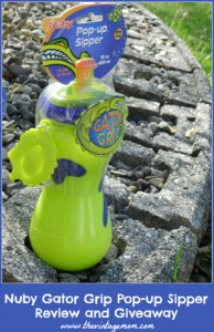 Nuby™ Gator Grip Pop-Up™ Sippers {Review and Giveaway}