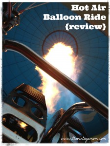 A Hot Air Balloon Ride with the US Hot Air Balloon Team {REVIEW}