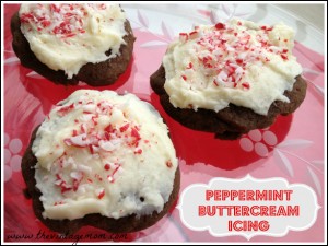 Peppermint Buttercream Icing {Recipe}