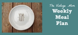 Weekly Meal Plan: January 11th – 17th