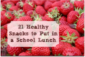 21 Healthy Snacks to Put In Your Child’s School Lunch