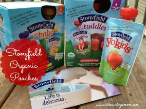 Stonyfield Organic Pouches – H’s New Favorite Thing
