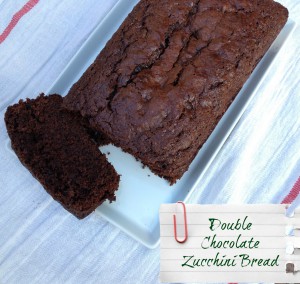 Double Chocolate Zucchini Bread {Recipe}