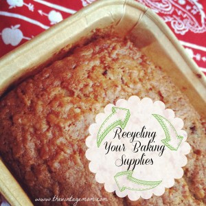 Recycling Your Baking Supplies