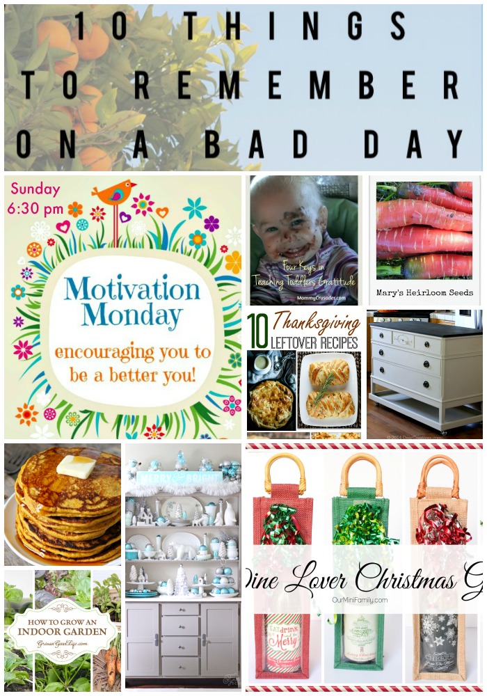 Motivation Monday Linky Party