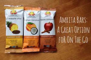 Amrita Bars – A Great Option for an On The Go Snack